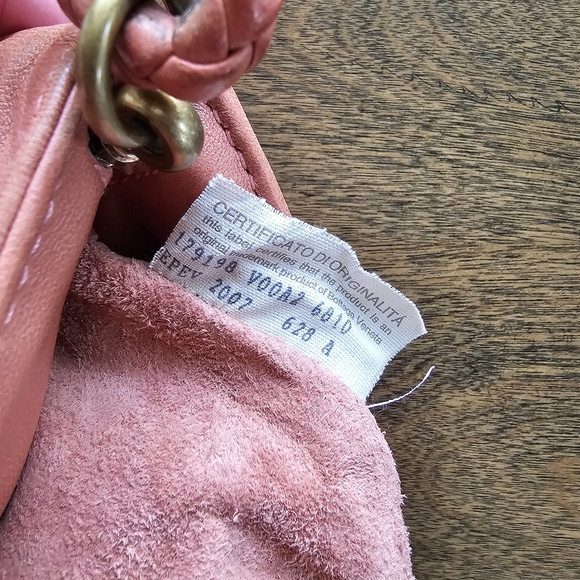 Bottega Veneta Intrecciato Leather Handbag Coral *FLAWS* - Picture 11 of 16